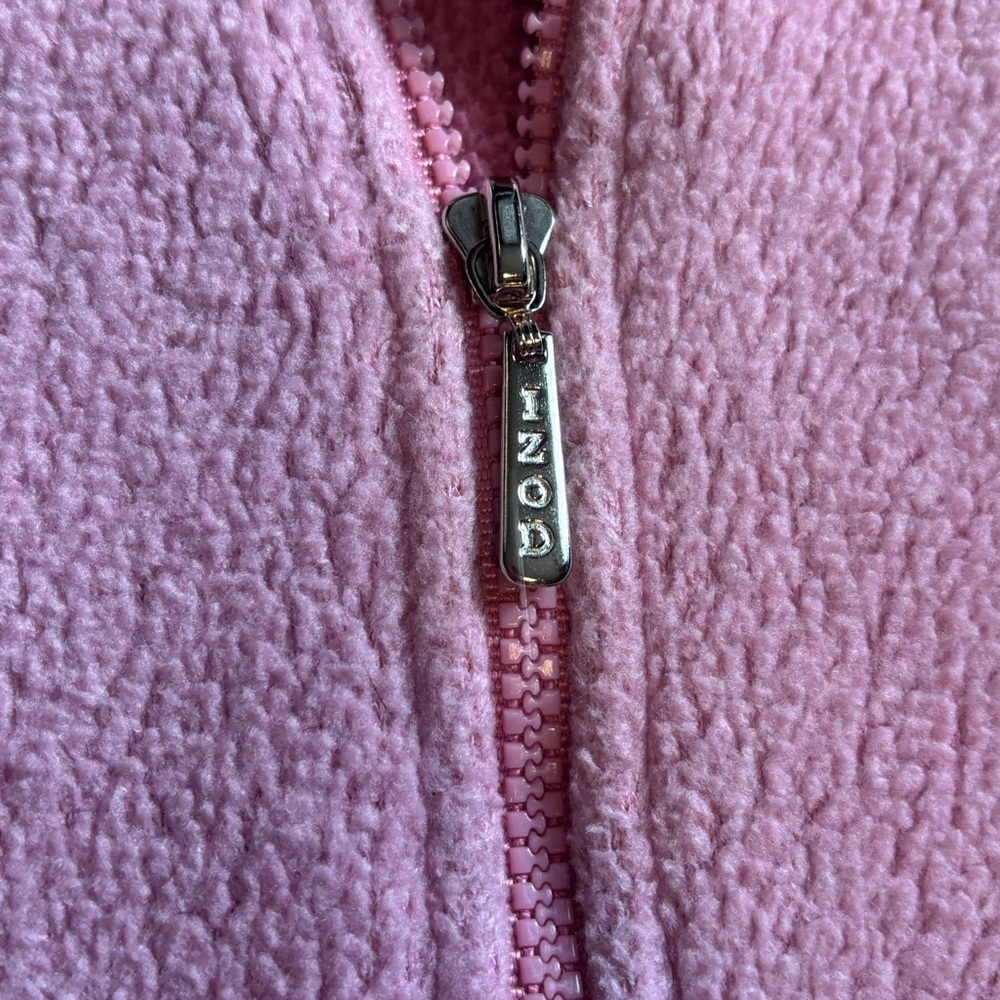 Izod Pink Fleece Jacket with Zip - Picture 3 of 5